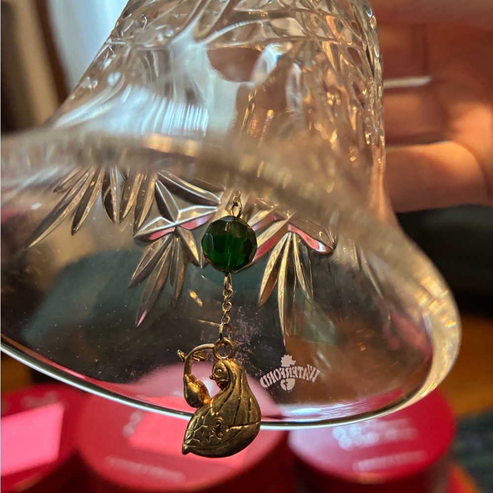 Waterford crystal bell ornament - 12 Days of Christmas - Partridge